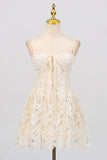 Lace Detail Spaghetti Strap Dress