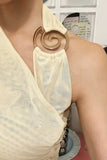 Contemporary Spiral Accent Tank Top