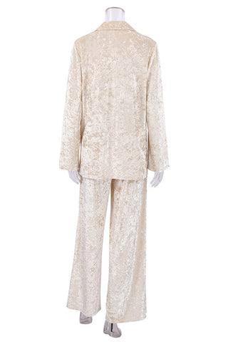 Elegant Wide-Leg Pants Set