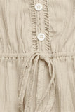Sleeveless Drawstring Jumpsuit