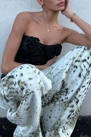 Wide-Leg Casual Pants