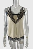 Lace-Trimmed Camisole Top