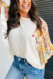 Floral Kimono Sleeve Tee