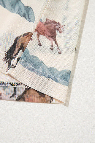 Western-Inspired Graphic Shirt