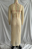 Open-Back Crochet Beach Dress