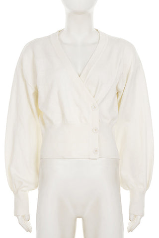 Chic Button-Up Cardigan Sweater