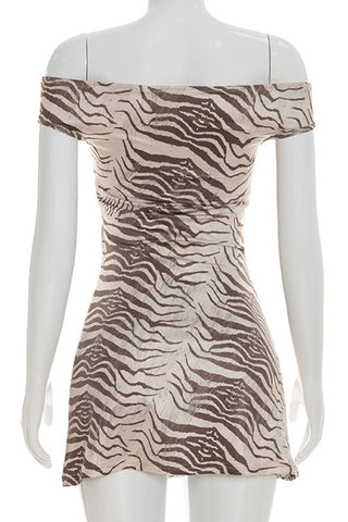 Off-Shoulder Mini Dress