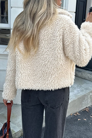 Cozy Textured Short Coat