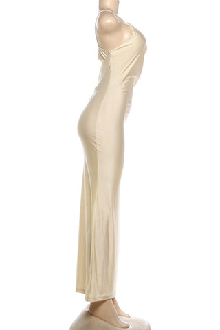 Elegant Asymmetric Evening Gown