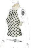 Polka Dot High Neck Tank