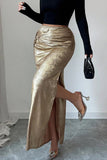 Elegant Knot Detail Skirt