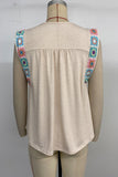 Boho-Style Sleeveless Tee
