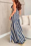 Tropical Print Maxi Dress