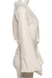 Stylish Open-Front Cardigan