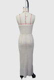 Strapless Cut-Out Maxi Dress