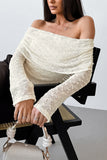 Off-Shoulder Textured Tank Top