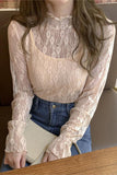 Lace Long Sleeve Blouse