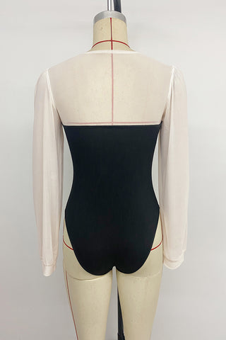 Elegant Long-Sleeve Bodysuit