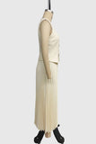 Stylish Button-Front Skirt Set