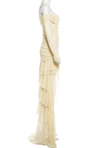 Elegant Layered Evening Dress