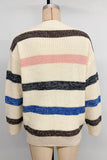 Striped V-Neck Sweater