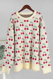 Cherry Pattern Sweater