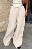 Relaxed Wide-Leg Casual Pants
