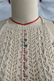 Open-Back Crochet Beach Dress