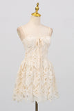 Lace Detail Spaghetti Strap Dress