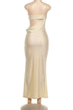 Elegant Asymmetric Evening Gown