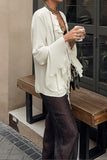 Flounce Detail Blouse with Bell Sleeves