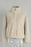 Zip-Up Plush Jacket