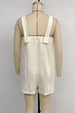 Button-Front Casual Romper