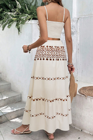Patterned Skirt Set