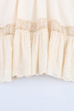 Crochet Bodice A-line Casual Dress