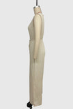Sleeveless Drawstring Jumpsuit