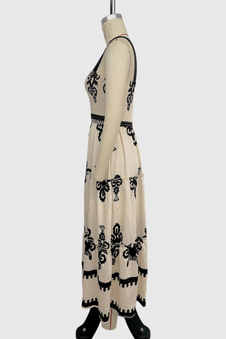 Patterned Casual Maxi Dress