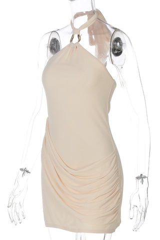 Elegant Halterneck Evening Dress