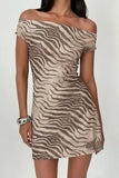 Off-Shoulder Mini Dress