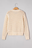 Zip-Front Crochet Cardigan