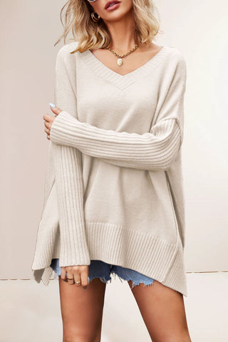 Oversized V-Neck Sweater