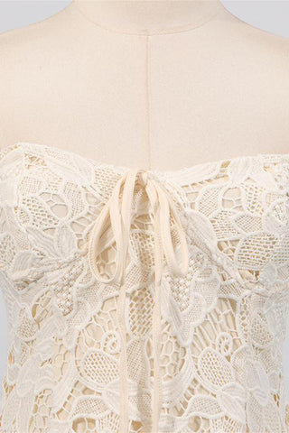 Lace Detail Spaghetti Strap Dress