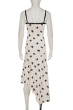Floral Asymmetrical Hem Casual Dress