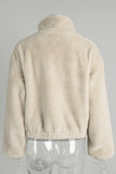 Zip-Up Plush Jacket