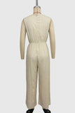 Sleeveless Drawstring Jumpsuit