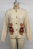 Buttoned Teddy Bear Cardigan