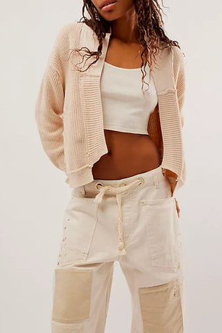 Open-Front Cozy Knit Cardigan