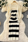 Striped Casual Knit Dress