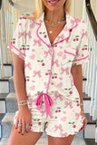 Floral Print Pajama Set