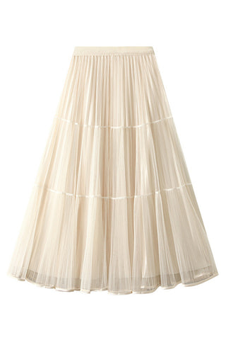 Elegant Layered Maxi Skirt